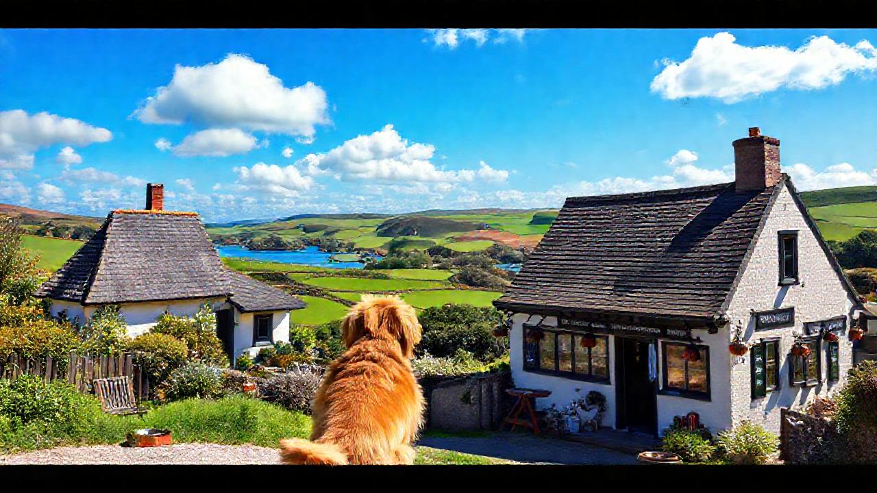 Una casa costera idílica y alegre